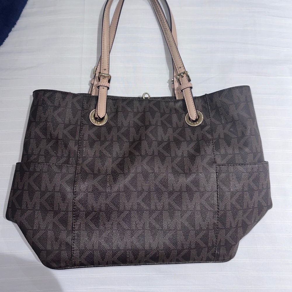 Michael Kors Brown Jet Set Tote Bag